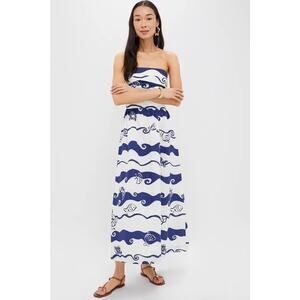 DRESS TO Paint Print Maxi Dress M - NWT